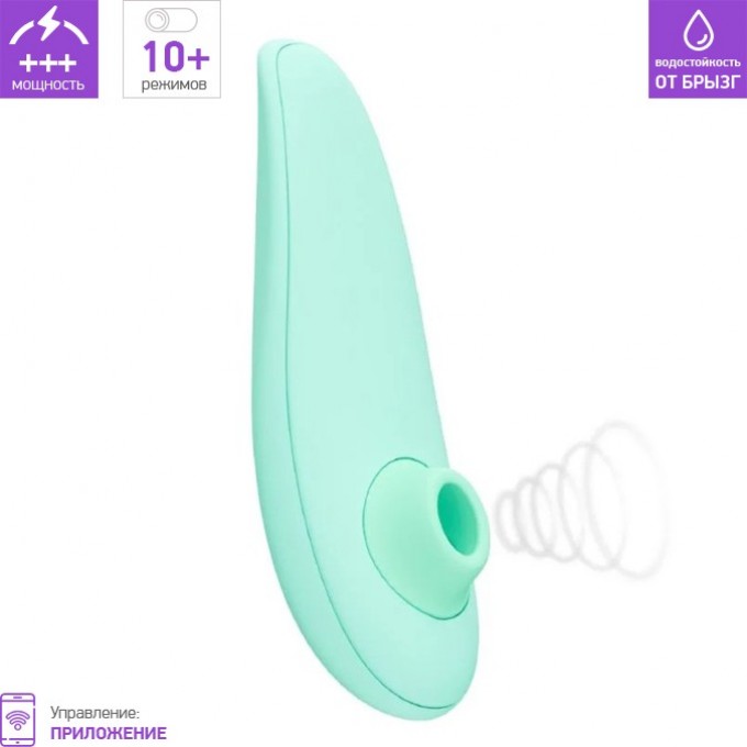 Бесконтактный клиторальный стимулятор WOMANIZER CLASSIC 2 MARILYN MONROE мятный WZ222SG8