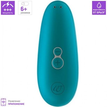Бесконтактный клиторальный стимулятор WOMANIZER STARLET 3 бирюзовый